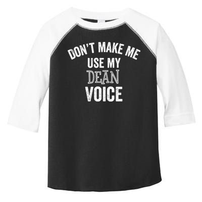 Funny Dean College University Department Promotion Toddler Fine Jersey T-Shirt