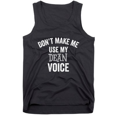 Funny Dean College University Department Promotion Tank Top