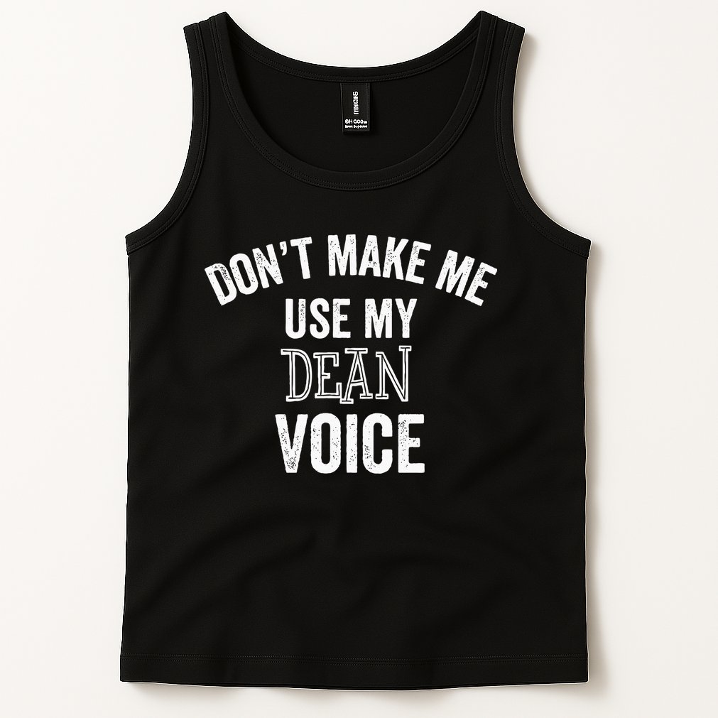 Funny Dean College University Department Promotion Tank Top
