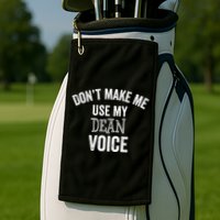 Funny Dean College University Department Promotion Golf Towel