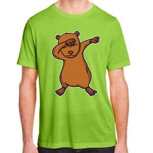 Funny Dabbing Capybara Gift Water Pig Dab Dance Adult ChromaSoft Performance T-Shirt