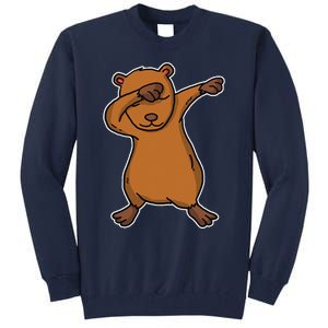 Funny Dabbing Capybara Gift Water Pig Dab Dance Tall Sweatshirt