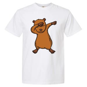 Funny Dabbing Capybara Gift Water Pig Dab Dance Garment-Dyed Heavyweight T-Shirt