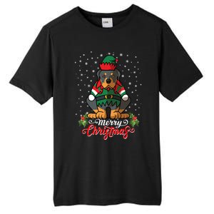 Funny Dog Costume Rottweiler Christmas Gift Tall Fusion ChromaSoft Performance T-Shirt