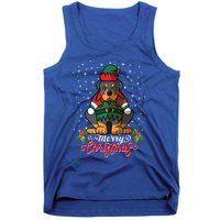 Funny Dog Costume Rottweiler Christmas Gift Tank Top