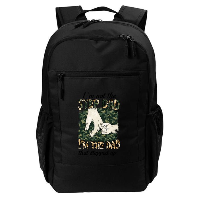 Father's Day Camo I'm Not The Step Dad I'm The Dad Veteran Backpack