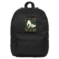 Father's Day Camo I'm Not The Step Dad I'm The Dad Veteran 16 in Basic Backpack
