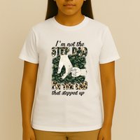 Father's Day Camo I'm Not The Step Dad I'm The Dad Veteran T-Shirt