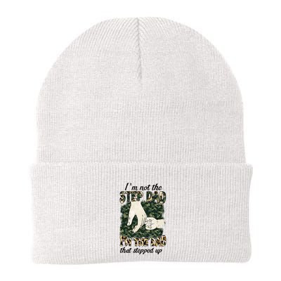 Father's Day Camo I'm Not The Step Dad I'm The Dad Veteran Beanie