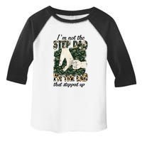 Father's Day Camo I'm Not The Step Dad I'm The Dad Veteran Toddler Fine Jersey T-Shirt