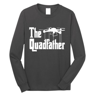 Funny Drone Commercial Or Small Drones Pilot RC Graphic Long Sleeve Shirt