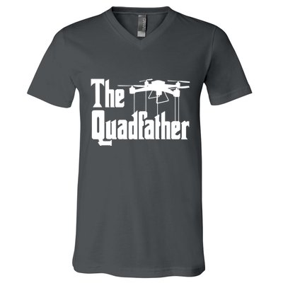 Funny Drone Commercial Or Small Drones Pilot RC Graphic V-Neck T-Shirt