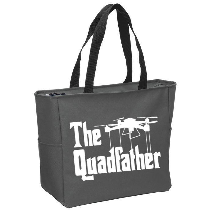 Funny Drone Commercial Or Small Drones Pilot RC Graphic Zip Tote Bag