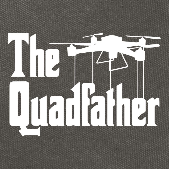 Funny Drone Commercial Or Small Drones Pilot RC Graphic Cotton Canvas Backpack