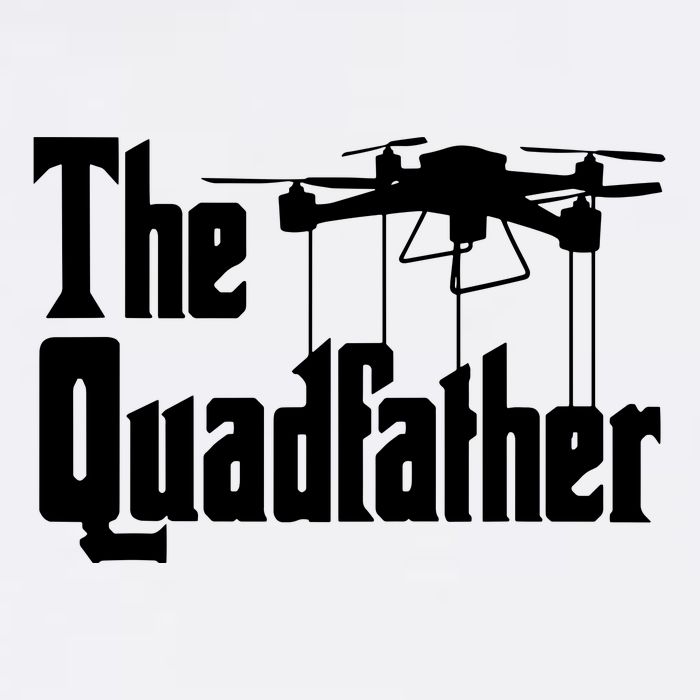 Funny Drone Commercial Or Small Drones Pilot RC Graphic Garment-Dyed Sweatshirt