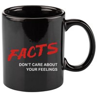 Facts DonT Care About Your Feelings Facts Music Video 11oz C Handle Ceramic Mug