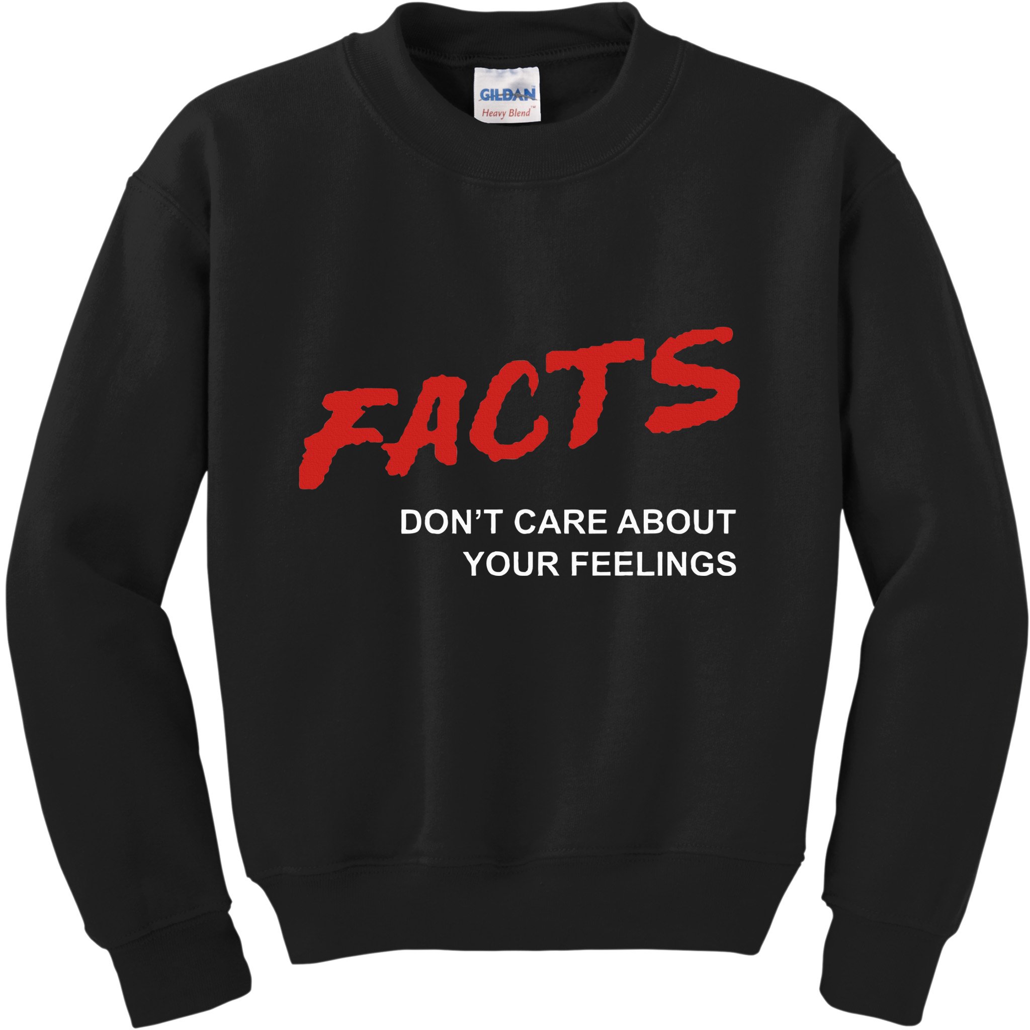 Facts DonT Care About Your Feelings Facts Music Video Kids Sweatshirt