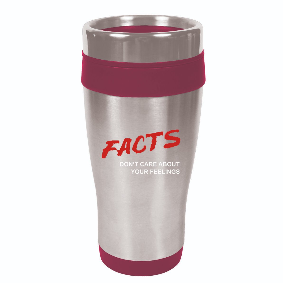 Facts DonT Care About Your Feelings Facts Music Video 16oz Travel Tumbler