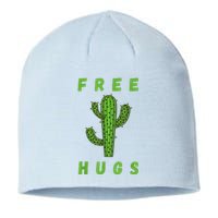 Funny Desert Cactus Plant Tree Lover Free Hugs Sarcastic Sustainable Beanie