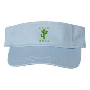 Funny Desert Cactus Plant Tree Lover Free Hugs Sarcastic Valucap Bio-Washed Visor