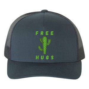 Funny Desert Cactus Plant Tree Lover Free Hugs Sarcastic Yupoong Adult 5-Panel Trucker Hat