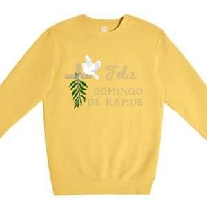 Feliz Domingo De Ramos Palm Sunday Gift Premium Crewneck Sweatshirt