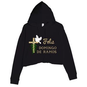 Feliz Domingo De Ramos Palm Sunday Gift Crop Fleece Hoodie