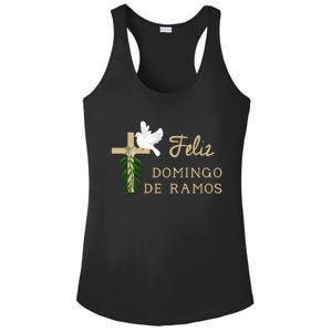 Feliz Domingo De Ramos Palm Sunday Gift Ladies PosiCharge Competitor Racerback Tank