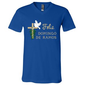 Feliz Domingo De Ramos Palm Sunday Gift V-Neck T-Shirt