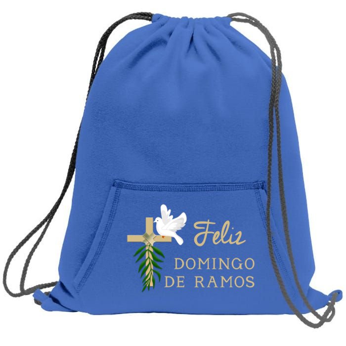 Feliz Domingo De Ramos Palm Sunday Gift Sweatshirt Cinch Pack Bag