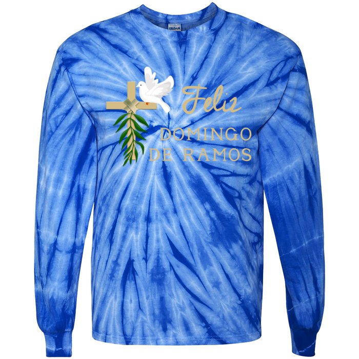 Feliz Domingo De Ramos Palm Sunday Gift Tie-Dye Long Sleeve Shirt