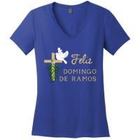 Feliz Domingo De Ramos Palm Sunday Gift Women's V-Neck T-Shirt