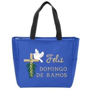 Feliz Domingo De Ramos Palm Sunday Gift Zip Tote Bag