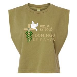 Feliz Domingo De Ramos Palm Sunday Gift Garment-Dyed Women's Muscle Tee