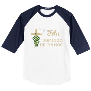 Feliz Domingo De Ramos Palm Sunday Gift Baseball Sleeve Shirt