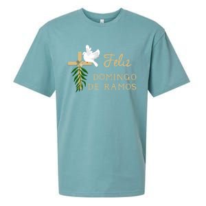 Feliz Domingo De Ramos Palm Sunday Gift Sueded Cloud Jersey T-Shirt