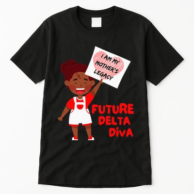 Future Delta Diva Black Sorority 1913 Tall T-Shirt