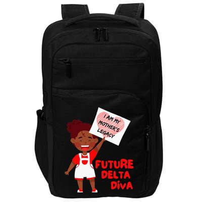 Future Delta Diva Black Sorority 1913 Impact Tech Backpack