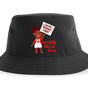 Future Delta Diva Black Sorority 1913 Sustainable Bucket Hat