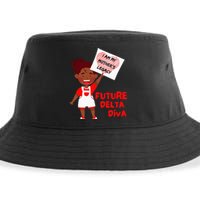 Future Delta Diva Black Sorority 1913 Sustainable Bucket Hat