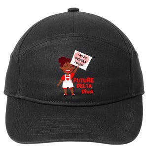 Future Delta Diva Black Sorority 1913 7-Panel Snapback Hat