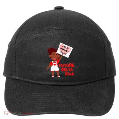 Future Delta Diva Black Sorority 1913 7-Panel Snapback Hat