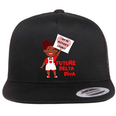 Future Delta Diva Black Sorority 1913 Flatbill Hat