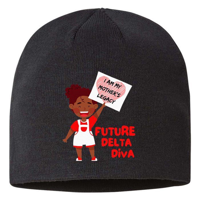 Future Delta Diva Black Sorority 1913 Sustainable Beanie