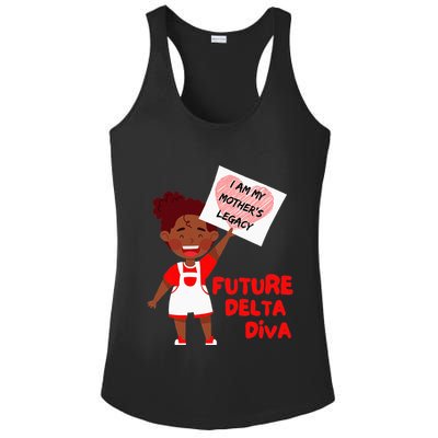 Future Delta Diva Black Sorority 1913 Ladies PosiCharge Competitor Racerback Tank