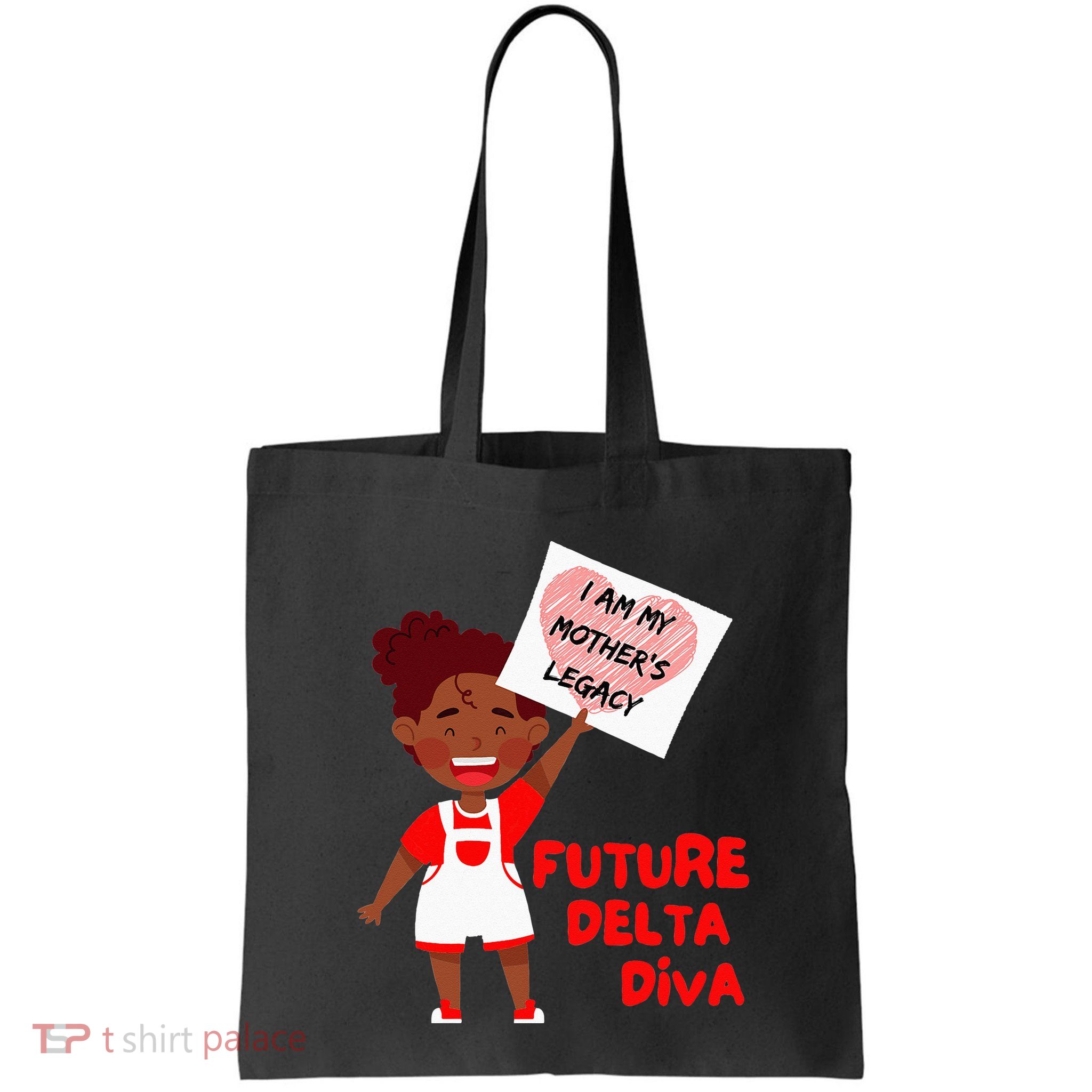 Future Delta Diva Black Sorority 1913 Bag