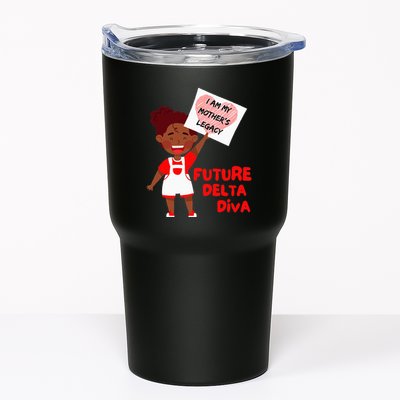 Future Delta Diva Black Sorority 1913 Tumbler