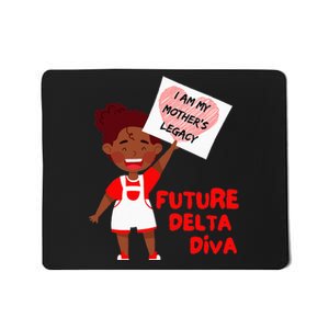 Future Delta Diva Black Sorority 1913 Mousepad