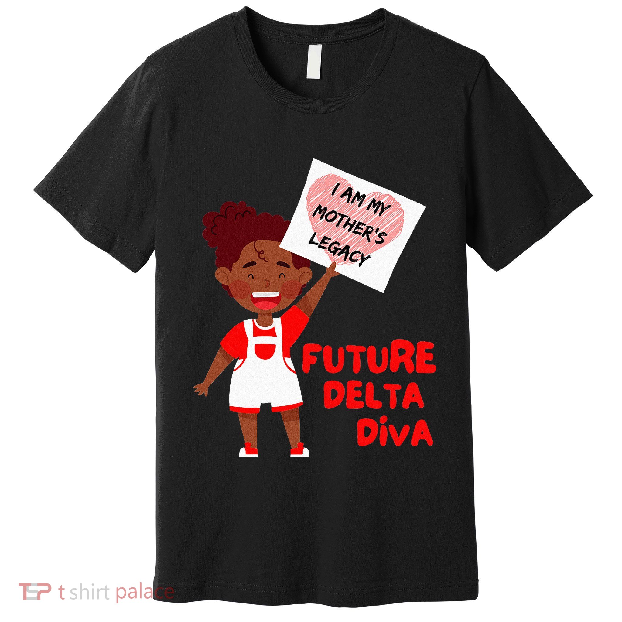 Future Delta Diva Black Sorority 1913 Premium T-Shirt