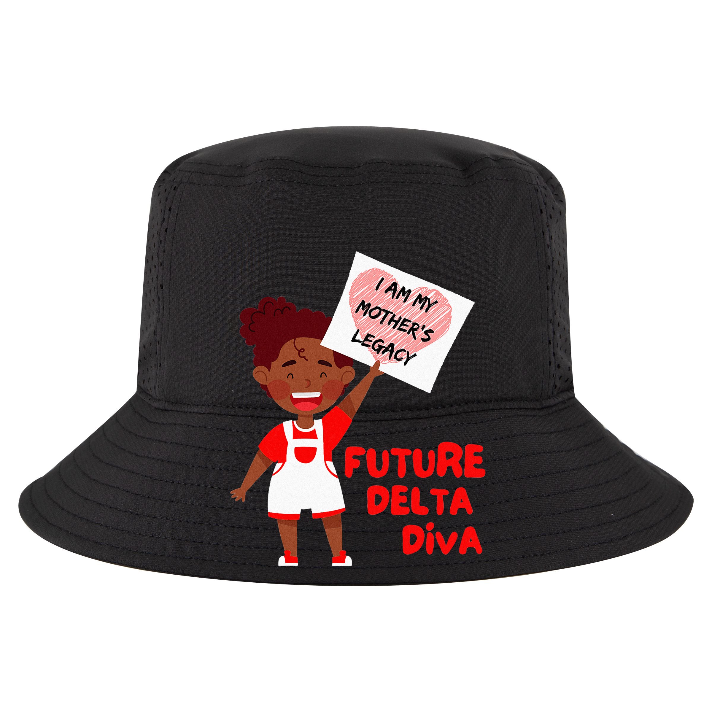 Future Delta Diva Black Sorority 1913 Women's Crop Top Tee